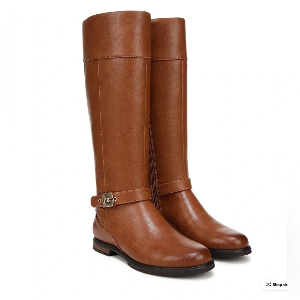 Dr. Scholl's Hello Rider Women's Boots Honey Faux Leather